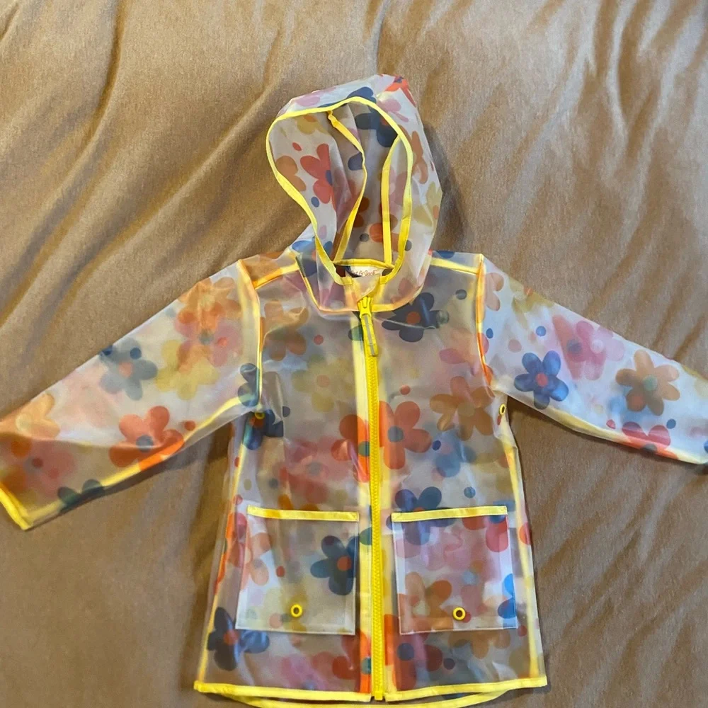 Cat & Jack Multicolor Floral Raincoat - Picture 1 of 1